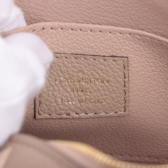 Louis Vuitton Tourterelle Bicolor Monogram Empreinte Leather Cosmetic Pouch PM [Clearance Sale]