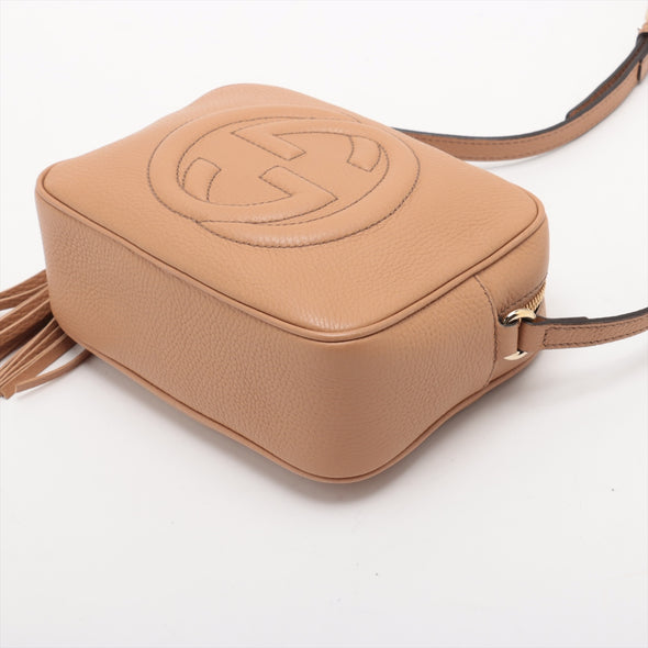 Gucci Dark Beige Soho Leather Small Shoulder Bag [Clearance Sale]