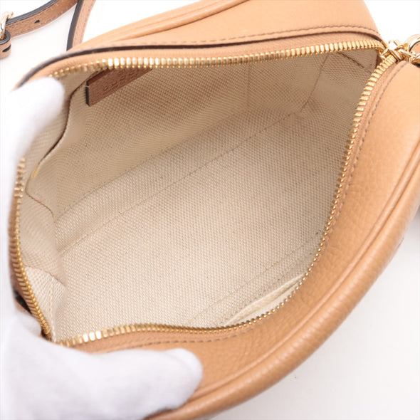 Gucci Dark Beige Soho Leather Small Shoulder Bag [Clearance Sale]