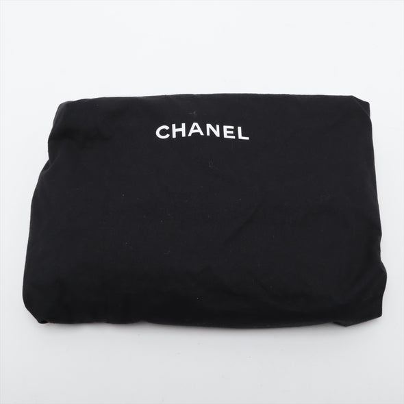 Chanel Black Canvas Deauville GM [Clearance Sale]