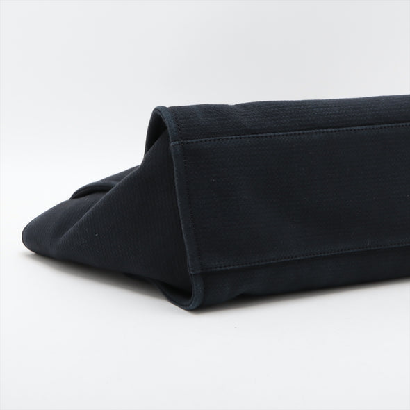 Chanel Black Canvas Deauville GM [Clearance Sale]