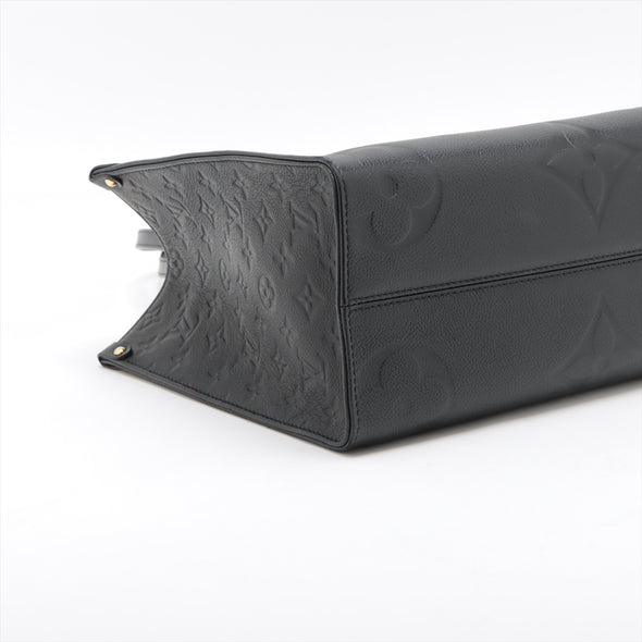 Louis Vuitton Noir Monogram Empreinte Leather OnTheGo MM [Clearance Sale]