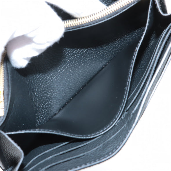 Louis Vuitton Noir Monogram Empreinte Leather Sarah Wallet [Clearance Sale]