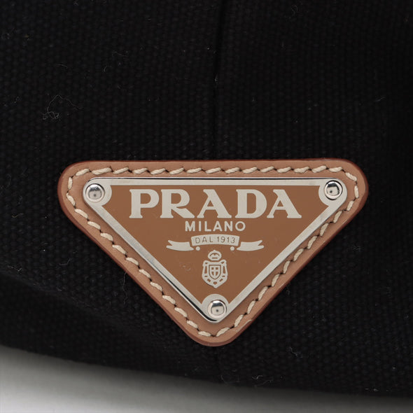 Prada Nero Canvas Canapa Bucket Bag [Clearance Sale]