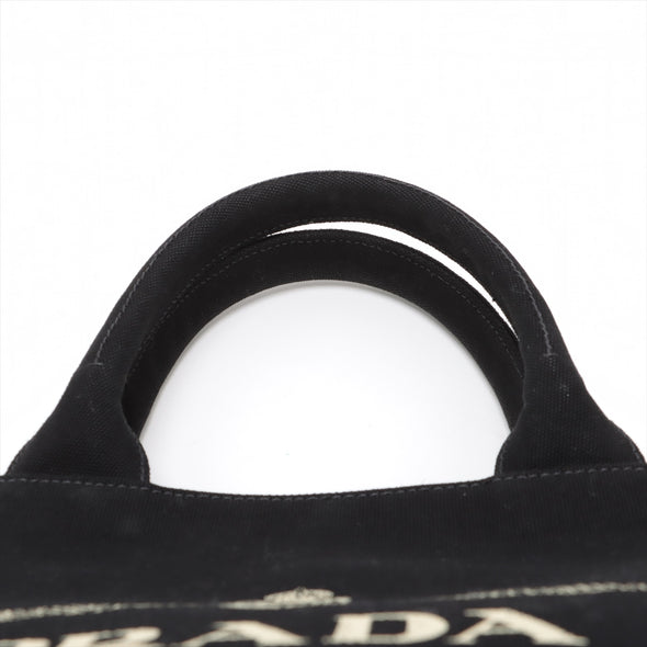Prada Nero Canvas Canapa Bucket Bag [Clearance Sale]