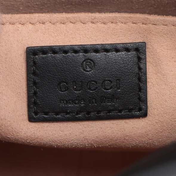 Gucci Black Leather GG Marmont Mini Camera Bag [Clearance Sale]