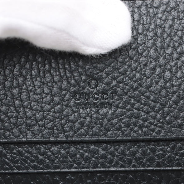 Gucci Black Leather GG Marmont Mini Wallet [Clearance Sale]