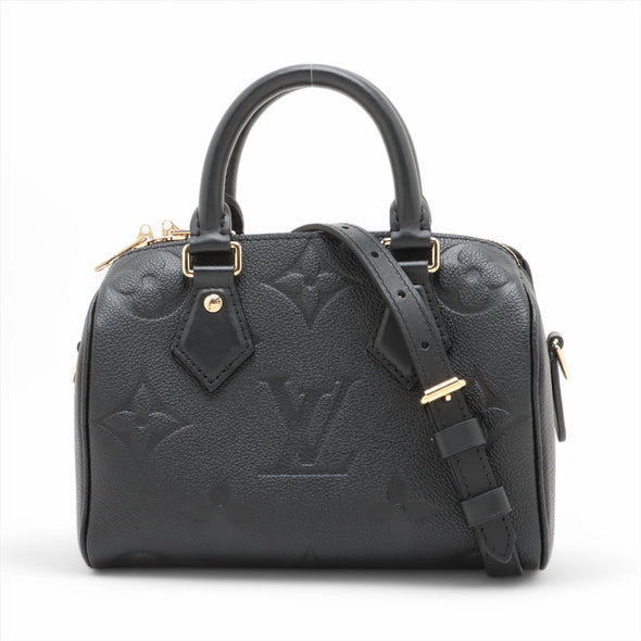 Louis Vuitton Monogram Empreinte Leather Speedy Bandouliere 20 [Clearance Sale]