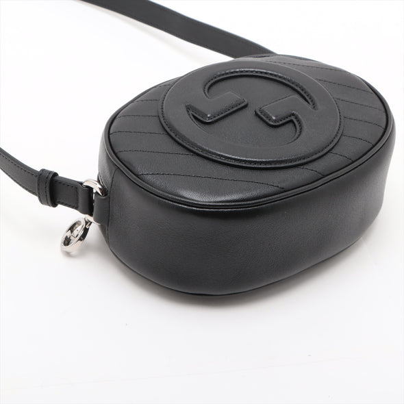 Gucci Black Leather Blondie Messenger Bag [Clearance Sale]