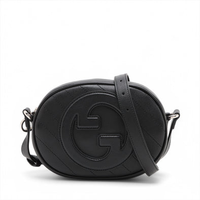Gucci Black Leather Blondie Messenger Bag [Clearance Sale]