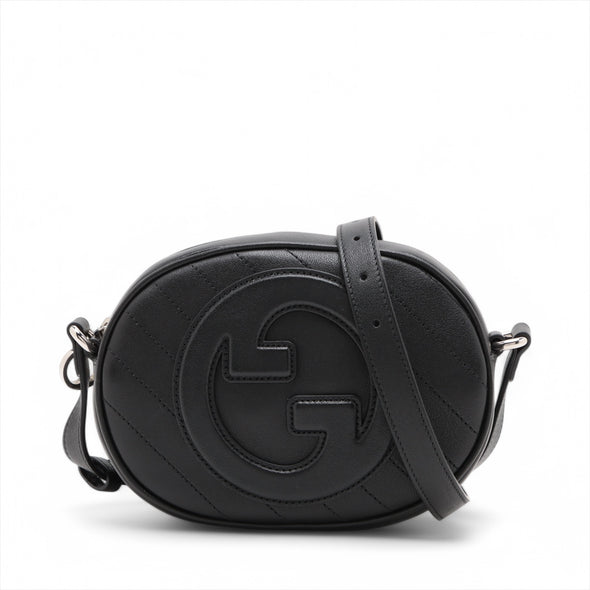 Gucci Black Leather Blondie Messenger Bag [Clearance Sale]