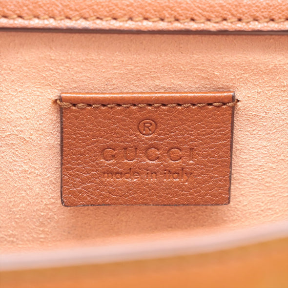 Gucci Brown Leather Diana Small Tote Bag [Clearance Sale]