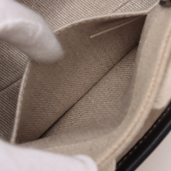 Chloe Black Beige Canvas Mini Woody Tote Bag [Clearance Sale]
