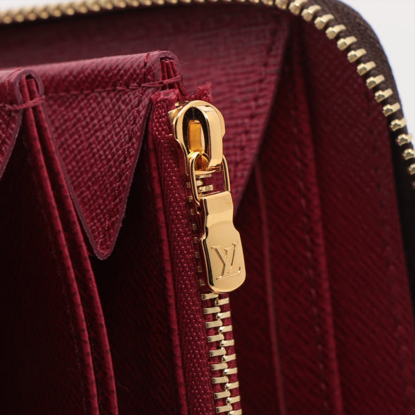 Louis Vuitton Fuchsia Monogram Canvas Zippy Wallet [Clearance Sale]