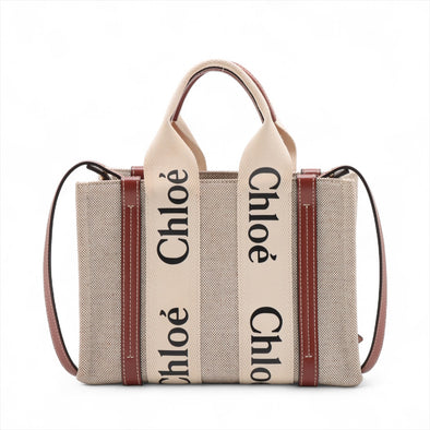 Chloe Brown Beige Woody Small Tote Bag [Clearance Sale]