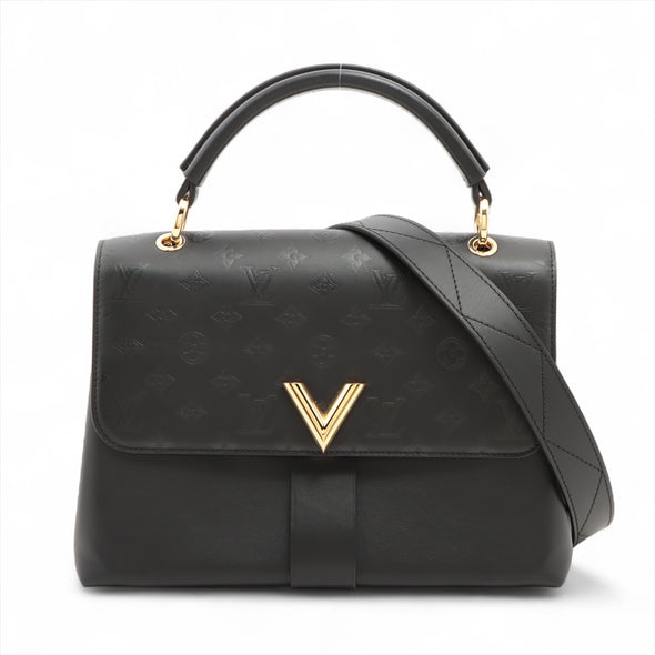 Louis Vuitton Black Monogram Shadow Verry One Top Handle Bag [Clearance Sale]