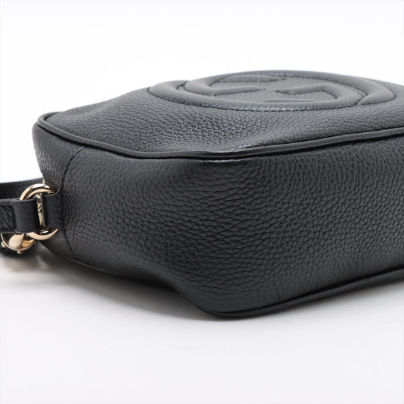 Gucci Black Soho Leather Small Shoulder Bag [Clearance Sale]