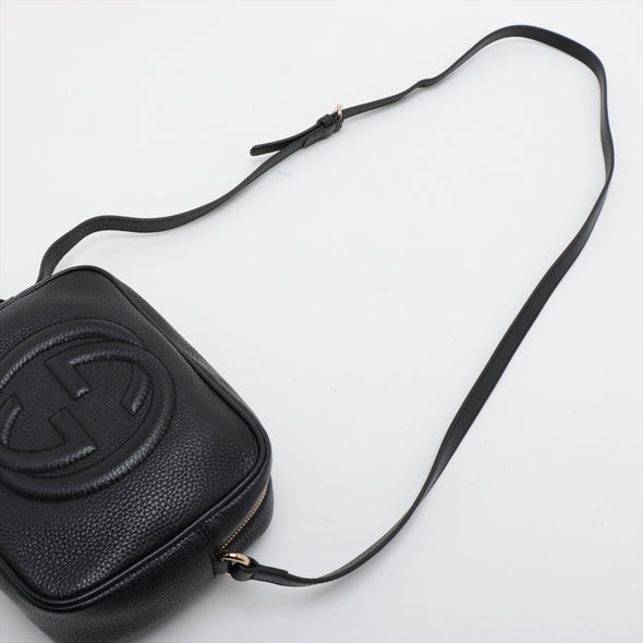 Gucci Black Soho Leather Small Shoulder Bag [Clearance Sale]