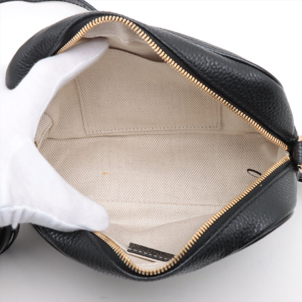 Gucci Black Soho Leather Small Shoulder Bag [Clearance Sale]