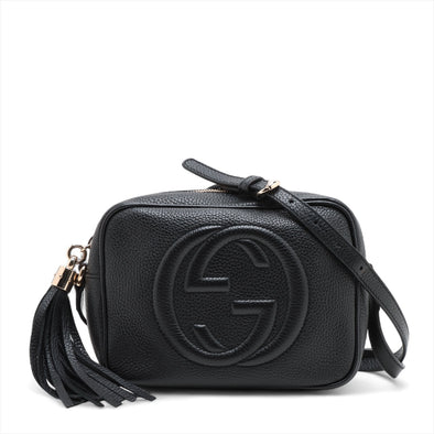 Gucci Black Soho Leather Small Shoulder Bag [Clearance Sale]