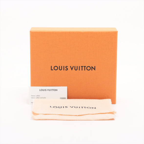 Louis Vuitton Greige Leather Lockmini Wallet [Clearance Sale]