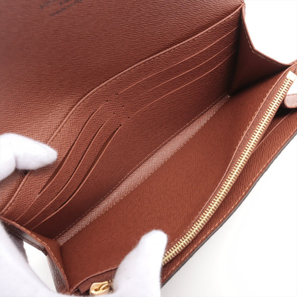 Louis Vuitton Brown Monogram Sarah Wallet [Clearance Sale]