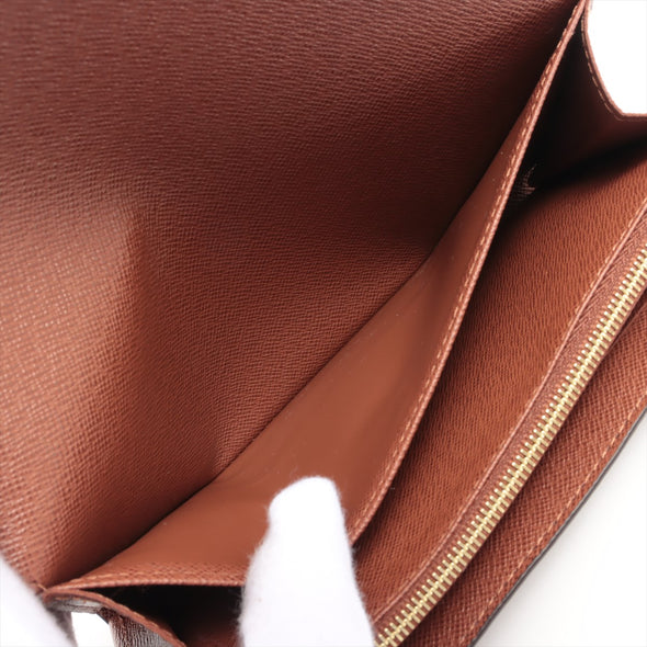 Louis Vuitton Brown Monogram Sarah Wallet [Clearance Sale]