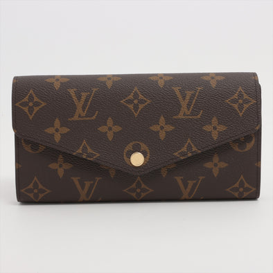 Louis Vuitton Brown Monogram Sarah Wallet [Clearance Sale]