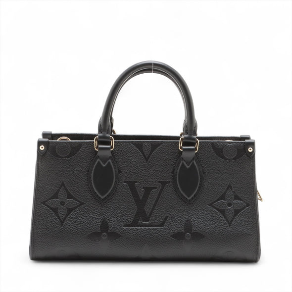 Louis Vuitton Noir Monogram Empreinte Leather OnTheGo East West [Clearance Sale]