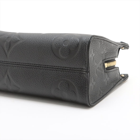 Louis Vuitton Noir Monogram Empreinte Leather OnTheGo East West [Clearance Sale]