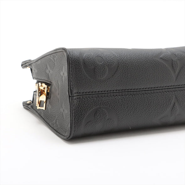 Louis Vuitton Noir Monogram Empreinte Leather OnTheGo East West [Clearance Sale]