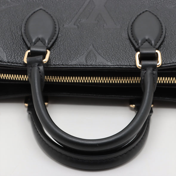 Louis Vuitton Noir Monogram Empreinte Leather OnTheGo East West [Clearance Sale]