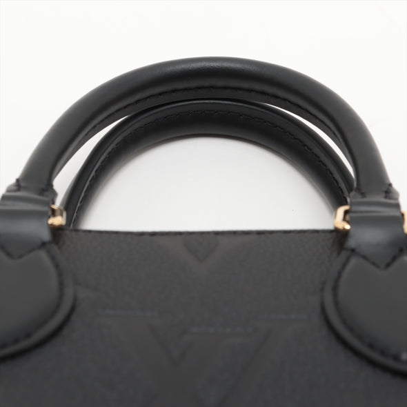 Louis Vuitton Noir Monogram Empreinte Leather OnTheGo East West [Clearance Sale]