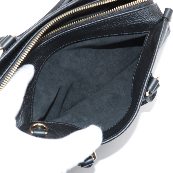 Louis Vuitton Noir Monogram Empreinte Leather OnTheGo East West [Clearance Sale]