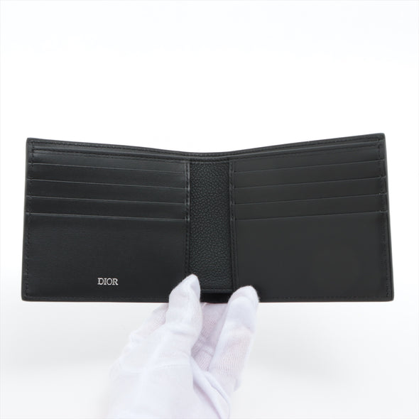 Christian Dior Black Gravity Leather Bifold Wallet [Clearance Sale]