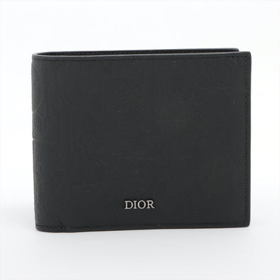 Christian Dior Black Gravity Leather Bifold Wallet [Clearance Sale]