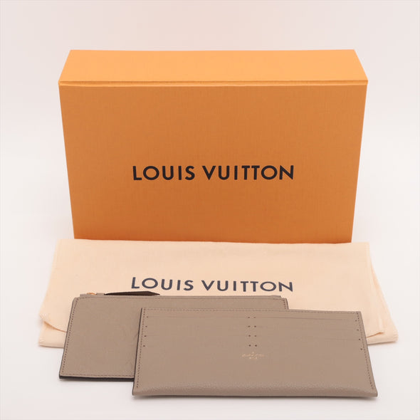 Louis Vuitton Tourterelle Monogram Empreinte Leather Felicie Pochette [Clearance Sale]