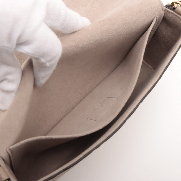 Louis Vuitton Tourterelle Monogram Empreinte Leather Felicie Pochette [Clearance Sale]
