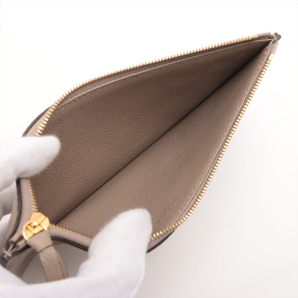 Louis Vuitton Tourterelle Monogram Empreinte Leather Felicie Pochette [Clearance Sale]