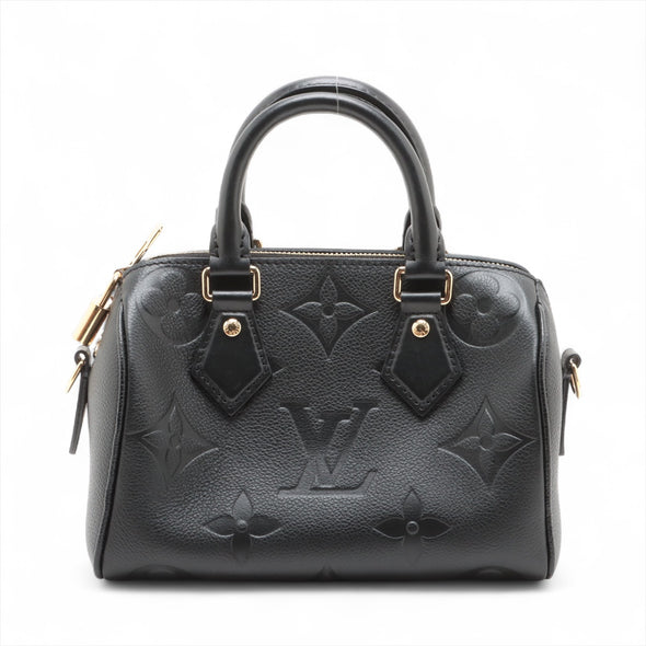 Louis Vuitton Monogram Empreinte Leather Speedy Bandouliere 20 [Clearance Sale]