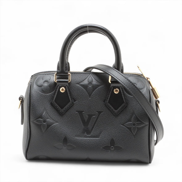 Louis Vuitton Monogram Empreinte Leather Speedy Bandouliere 20 [Clearance Sale]