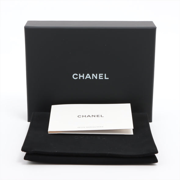 Chanel Black Caviar Leather Classic Zipped Card Holder [Clearance Sale]