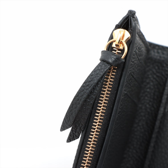 Louis Vuitton Black Beige Bicolor Monogram Empreinte Leather Victorine Wallet [Clearance Sale]