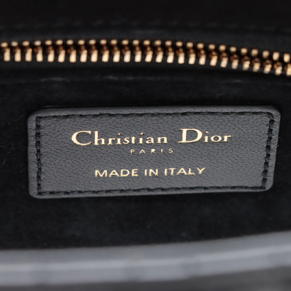 Christian Dior Black Cannage Leather Small Lady Dior [Clearance Sale]