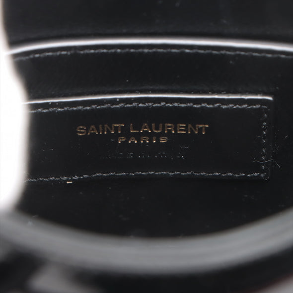 Saint Laurent Black Patent Leather Rendez-vous Mini Hobo Bag [Clearance Sale]