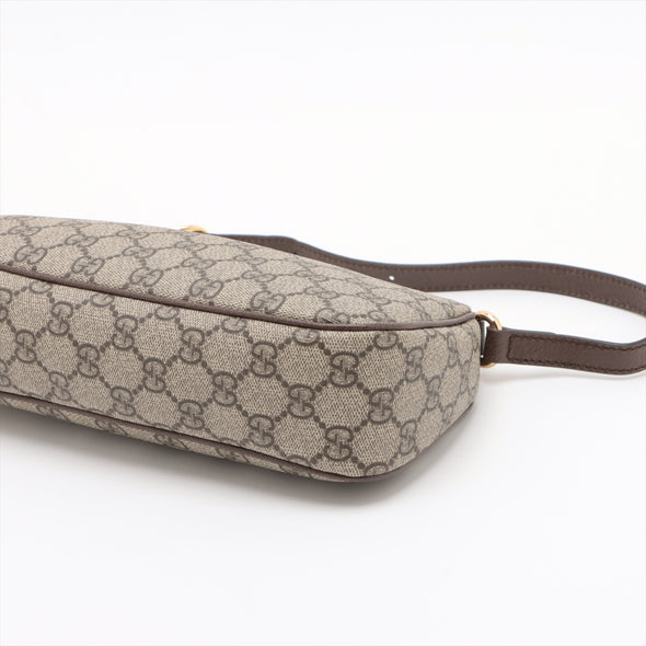 Gucci Brown GG Supreme Ophidia Small Shoulder Bag [Clearance Sale]