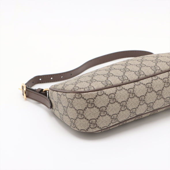 Gucci Brown GG Supreme Ophidia Small Shoulder Bag [Clearance Sale]