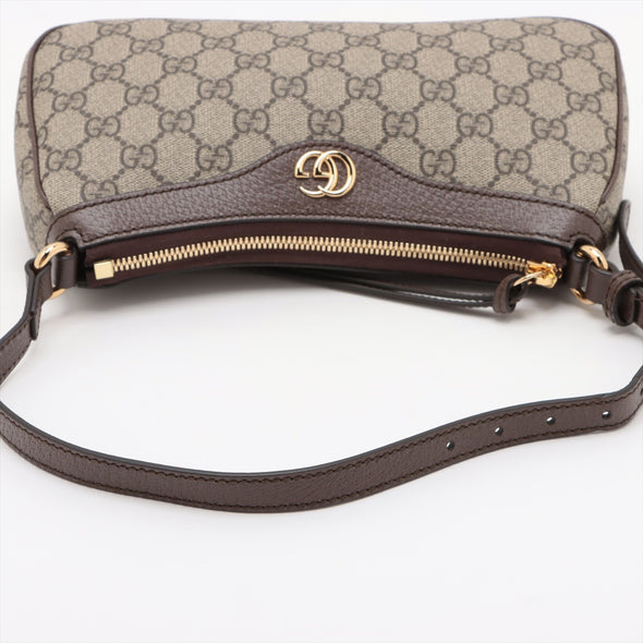 Gucci Brown GG Supreme Ophidia Small Shoulder Bag [Clearance Sale]