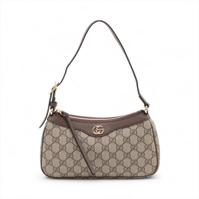 Gucci Brown GG Supreme Ophidia Small Shoulder Bag [Clearance Sale]
