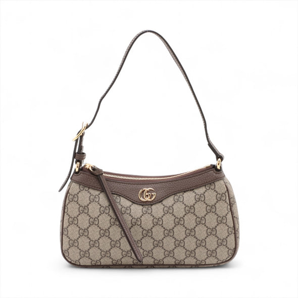 Gucci Brown GG Supreme Ophidia Small Shoulder Bag [Clearance Sale]